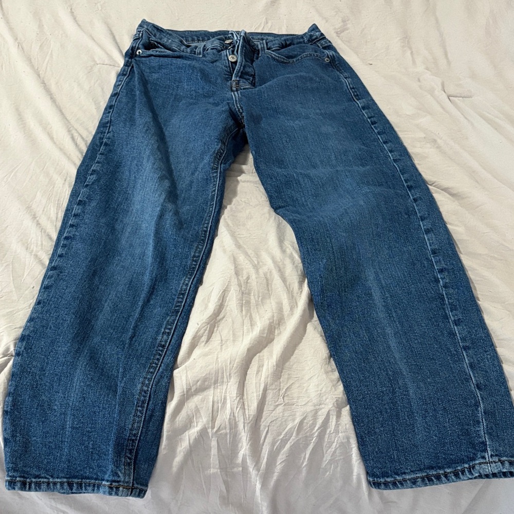 Old Navy Women’s High Waisted Straight Leg Jeans